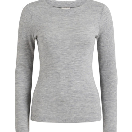Elk Grej Top In Grey Marle