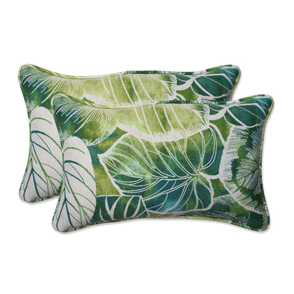 Pillow Perfect Outdoor Indoor Key Cove Lagoon Rectangular Throw Pillow Set of 2 Lagoon
