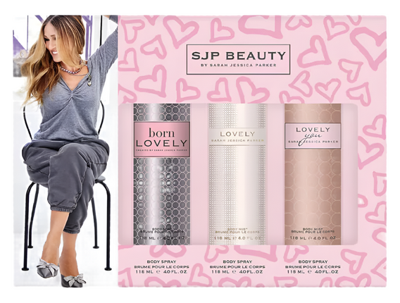 Sarah Jessica Parker Born Lovely Bodymist 120ML 3 PC Set