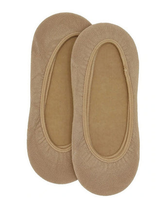 Ambra Bamboo Ecostyle Natural Footlet Socks 2 Pack