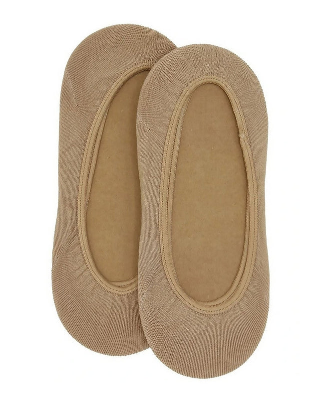 Ambra Bamboo Ecostyle Natural Footlet Socks 2 Pack