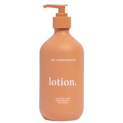 Commonfolk Hand & Body Lotion Terra Sage Saffron & Amber
