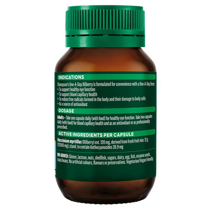 Thompson's One A Day Bilberry 12000 60 Capsules