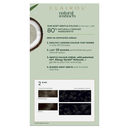 Clairol Natural Instincts 2 Black