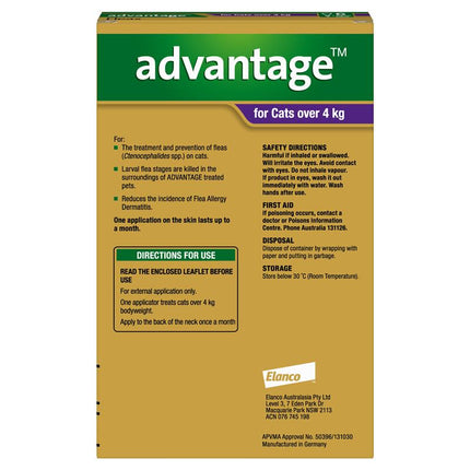 Advantage for Large Cats Over 4KG