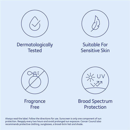 Cancer Council Sensitive Sunscreen Spf50+ Pump 200Ml