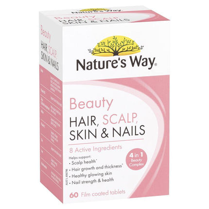 Nature's Way Hair Scalp Skin + Nails 60S - OhYouLuckyDuck.com.au