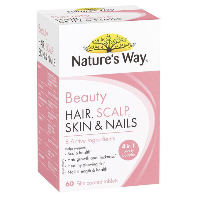Nature's Way Hair Scalp Skin + Nails 60S - OhYouLuckyDuck.com.au