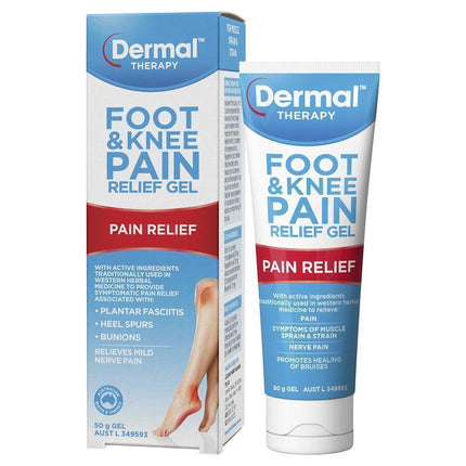 Dermal Therapy Foot and Knee Pain Relief Gel 50G - OhYouLuckyDuck.com.au