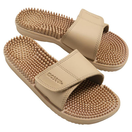 Maseur Invigorating Massage Sandals Beige Size 10