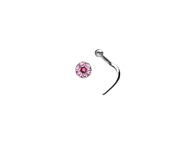 Adnohr 8054 Stainless Steel Nose Stud Daisy Rose
