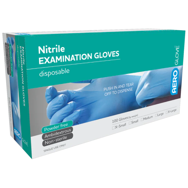 Aeroglove Nitrile Gloves Large 100 pack