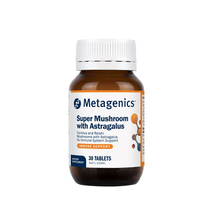 Metagenics Super Mush Astra Immune Support and Vitality 30 Tablets