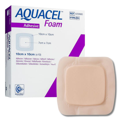 Aquacel Foam Adhesive Dressing 10CM x 10CM 10