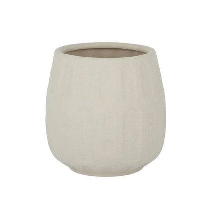 Archer Ceramic Pot Nude Sand 16X16Cm