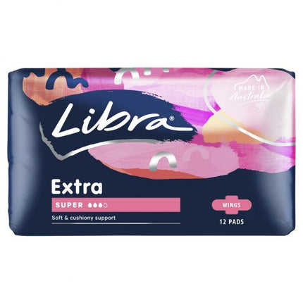 Libra Extra Pads Super Wings 12 - OhYouLuckyDuck.com.au