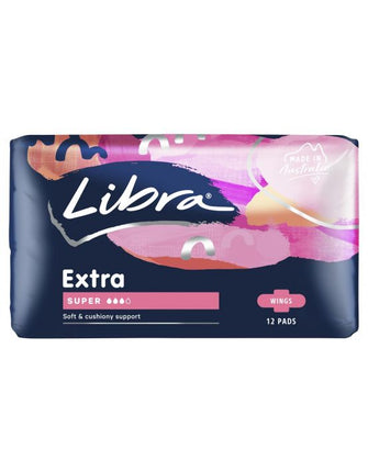 Libra Extra Pads Super Wings 12 - OhYouLuckyDuck.com.au