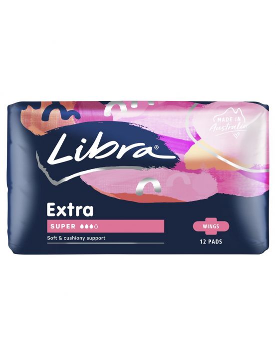 Libra Extra Pads Super Wings 12 - OhYouLuckyDuck.com.au