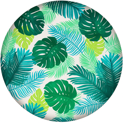 Bamboo Fibre Plates Tropical 22CM 4 Pieces