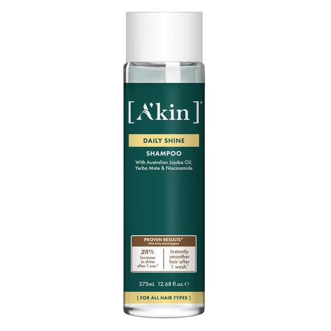 A'kin Daily Shine Shampoo 375mL - OhYouLuckyDuck.com.au