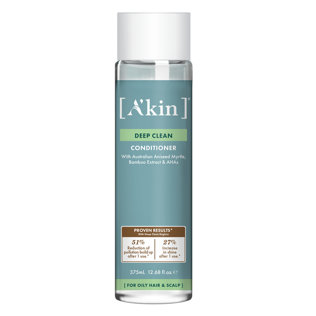 A'kin Deep Clean Conditioner 375ml - OhYouLuckyDuck.com.au