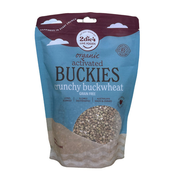 2Die4 Live Foods Organic Activated Buckinis 300g