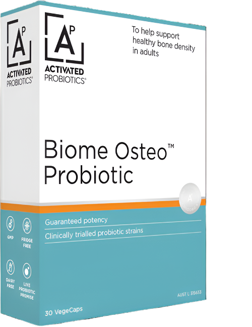 Activated Probiotics Biome Osteo Probiotic Capsules 30 Capsules