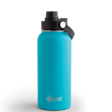 Cheeki Insulated Adventure Bottle Aqua 1 Litre