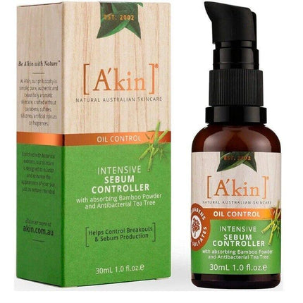 A'kin Oil Control Intensive Sebum Controller 30mL - OhYouLuckyDuck.com.au