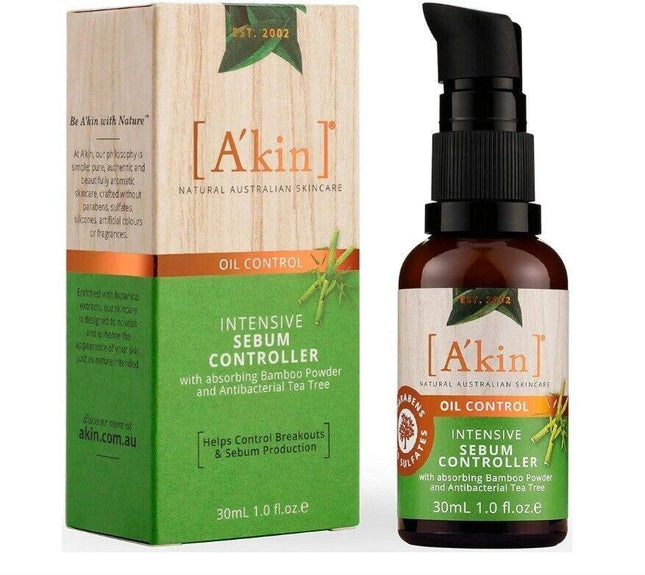 A'kin Oil Control Intensive Sebum Controller 30mL - OhYouLuckyDuck.com.au