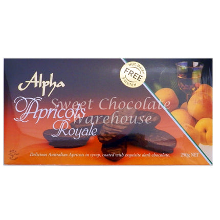 Alpha Apricot Royale Gift Box with Australian Apricots White Chocolate and Coconut 250G
