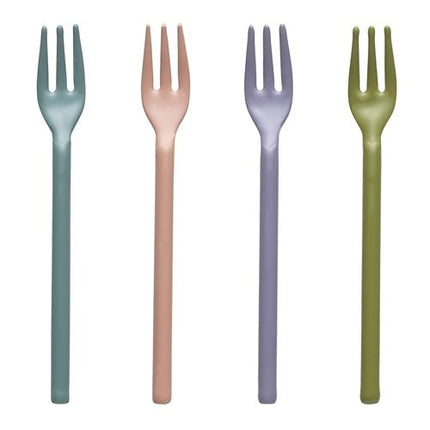 Ecology Apostle Enamel Cake Forks Set of 4
