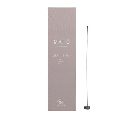 Maho Artisan Leather Incense Sticks for a Warm and Inviting Atmosphere 30 Sticks