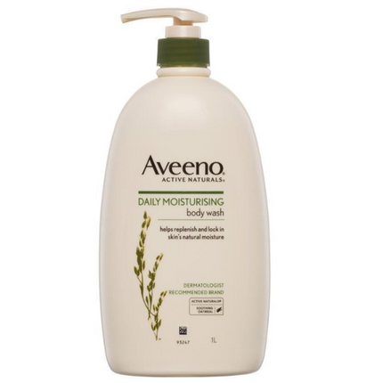 Aveeno Active Naturals Daily Moisturising Body Wash 1L - OhYouLuckyDuck.com.au