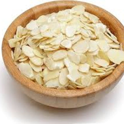 Kosher Kingdom Blanched Almond Flakes for Baking and Topping 300G