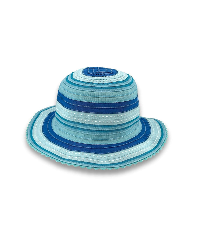 Rigon Headwear Olivia Girls Bucket Hat Blues 52cm