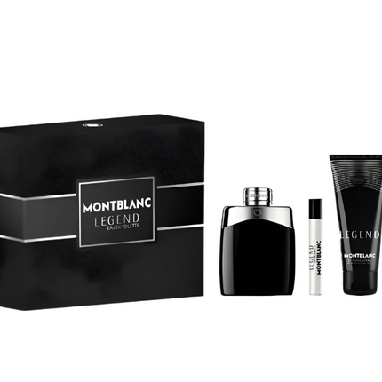 Mont Blanc Legend EDT 100ML 3PC Set + 7.5ML + Sgel