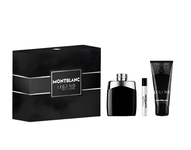 Mont Blanc Legend EDT 100ML 3PC Set + 7.5ML + Sgel