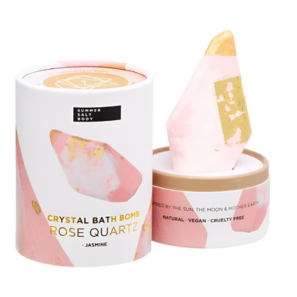Summer Salt Rose Quartz Bath Bomb