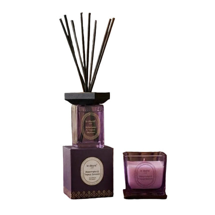 Le Desire Luxe Soy Candle Watermelon and Tropical Blossom 255G