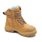 Blundstone RotoFlex Ladies Nubuck Zip/Lace Nitrile Safety Boot - B9960 S6