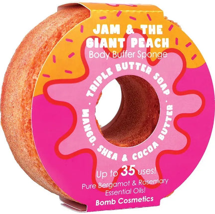 Bomb Cosmetics Jam and The Giant Peach Body Buffer 200G
