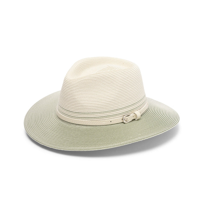 Heritage Town and Country Cotton Hat Ivory and Sage 58CM