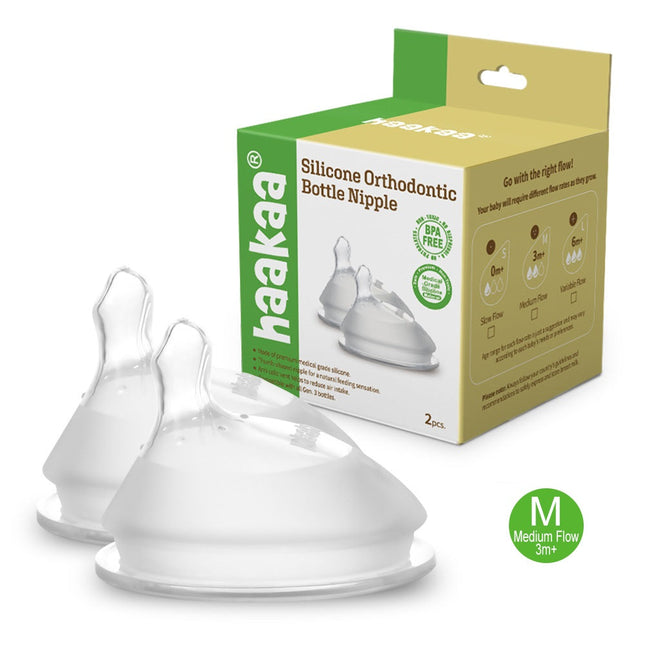 Haakaa Gen 3 Silicone Orthodontic Bottle Nipple Large 2