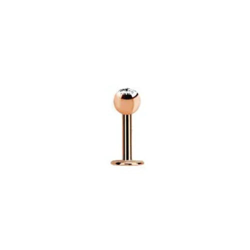 Rossan Bj1017R.6J Labret Rosegold Jewelled 1.6/6