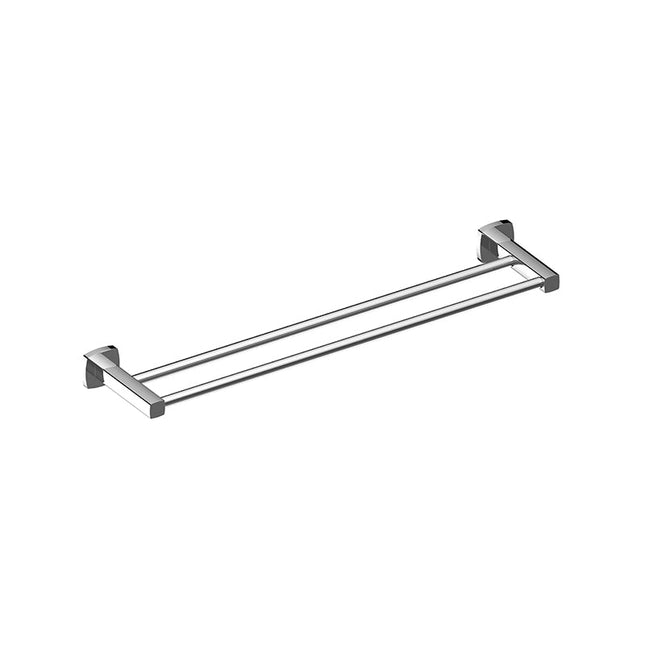Ania Luxus Double Towel Rail Bathroom Holder Rack 800MM