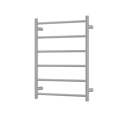Ania Morgan Rund 6 Bar Heated Towel Rail in Chrome 800MM x 600MM
