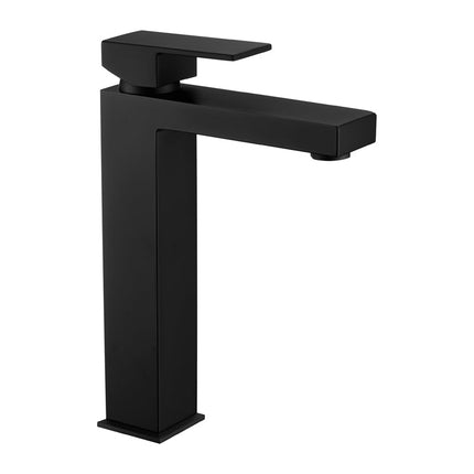 Ania Square Tower Basin Mixer Tap Polished Chrome