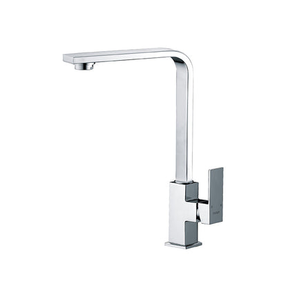 Ania Square Sink Mixer Chrome Finish Kitchen Tap
