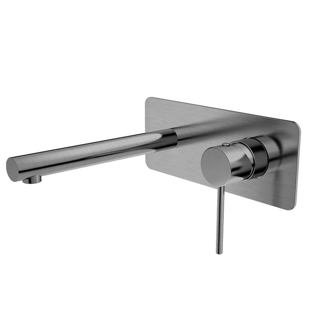 Ania Round Wall Basin Bath Mixer Set with Spout